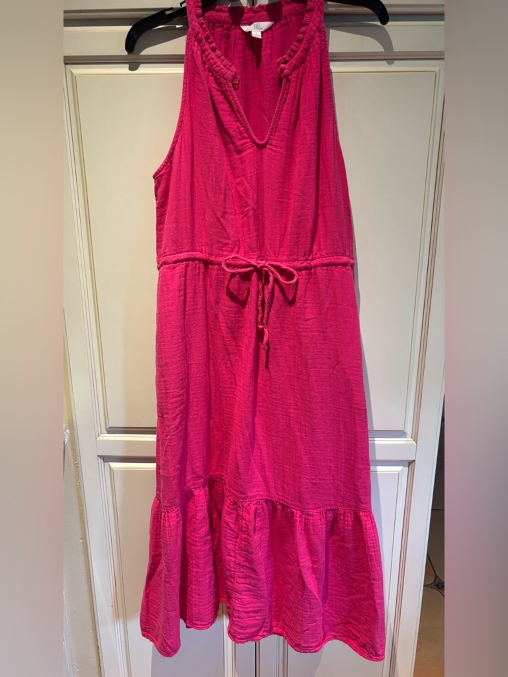 Time and Tru dress size L (12-14) but fits big maybe plus size magenta +pockets